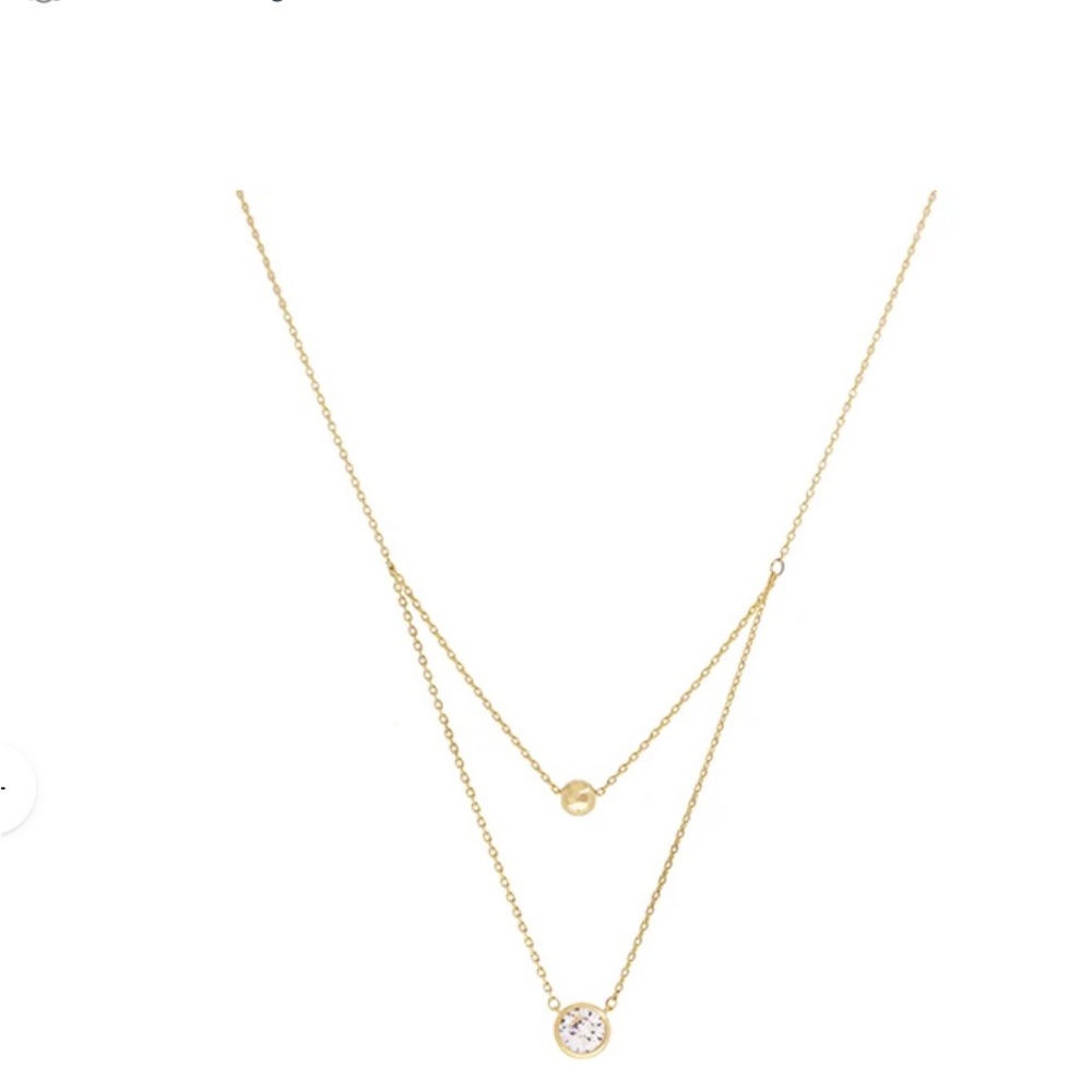 ✨BRAND NEW✨ MARLYN SCHIFF  Double Layered Necklace ✨BEAUTIFUL - Picture 3 of 8